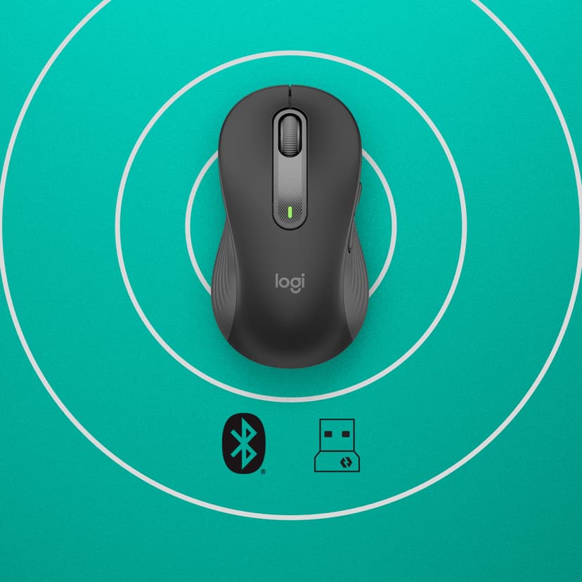 Logitech Signature M650 Large Left RF trådløs + Bluetooth