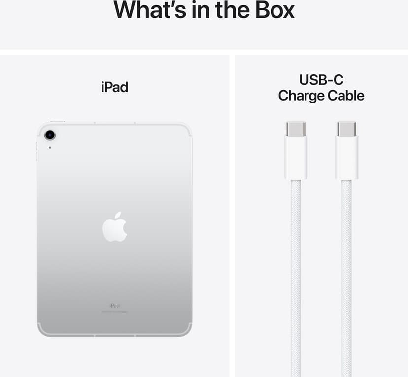 Apple iPad 10th gen (2022) Wi-Fi 10.9" Apple 64GB Sølv