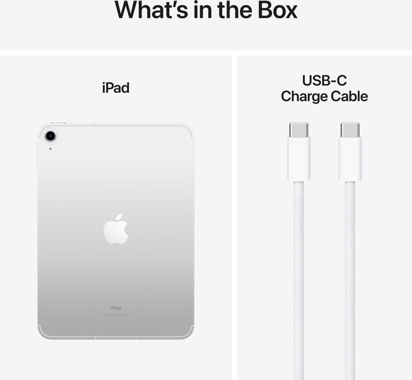 Apple iPad 10th gen (2022) Wi-Fi + Cellular 10.9" Apple 64GB Sølv