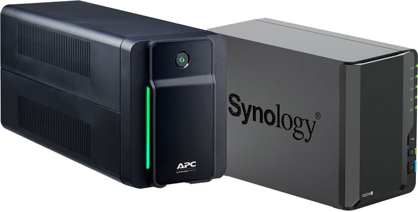 Synology Diskstation DS224+ 2-bay NAS & APC BX750MI-GR UPS Bundle