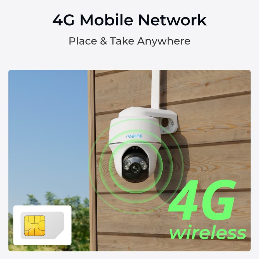 Reolink GO SERIES G430 2K 5MP WIRELESS OUTDOOR PT 3-PACK