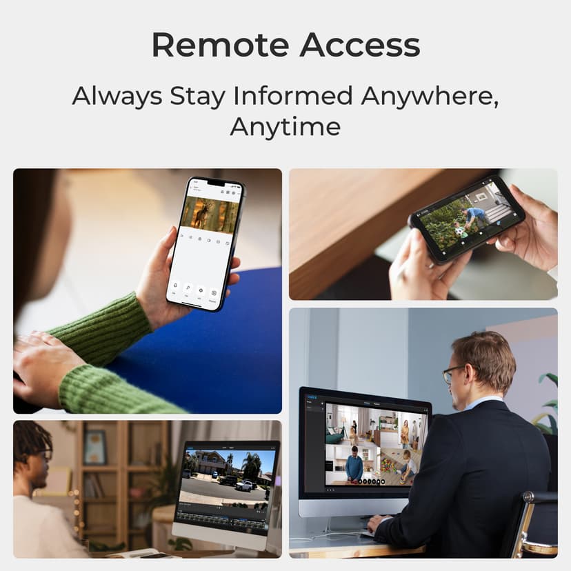 Reolink P324 5 MP PoE utendørskamera, 5‑pakning