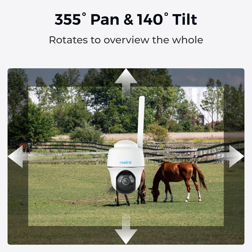 Reolink GO SERIES G430 2K 5MP WIRELESS OUTDOOR PT 3-PACK