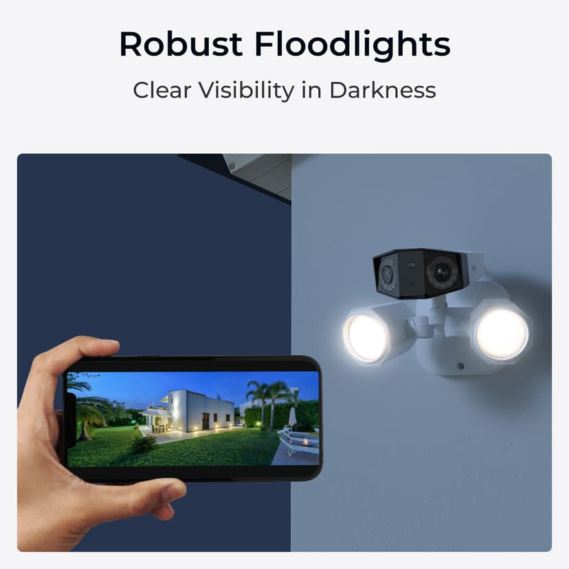 Reolink Floodlight Series F750P Dual Lens 4K PoE Camera - (Löytötuote luokka 2)