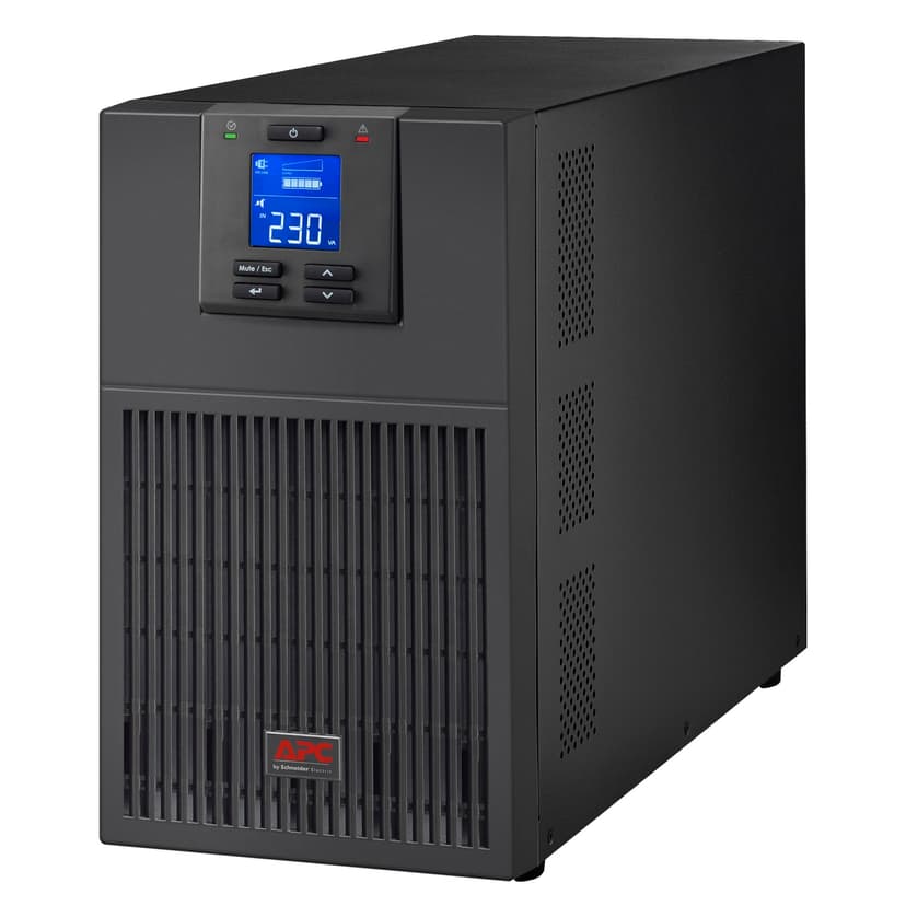APC Easy UPS On-Line SRV UPS-enhed Dobbeltkonvertering (online) 3 kVA 2700 W 7 AC stikkontakt(er)