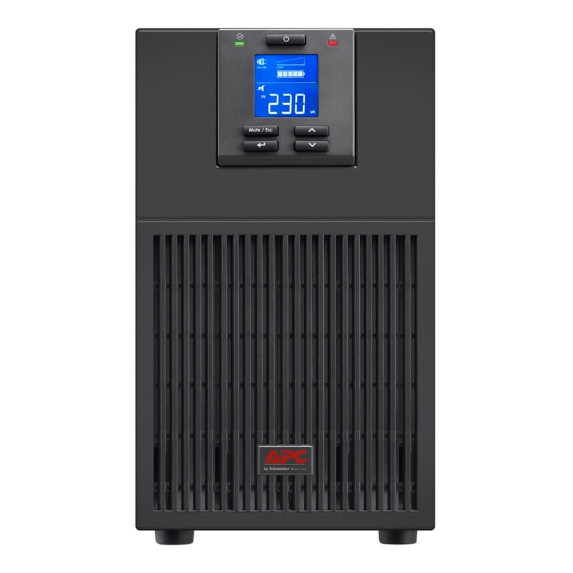 APC Easy UPS On-Line SRV uforstyrrbar strømforsyning (UPS) Dobbeltkonvertering (Online) 3 kVA 2700 W 7 AC-utganger