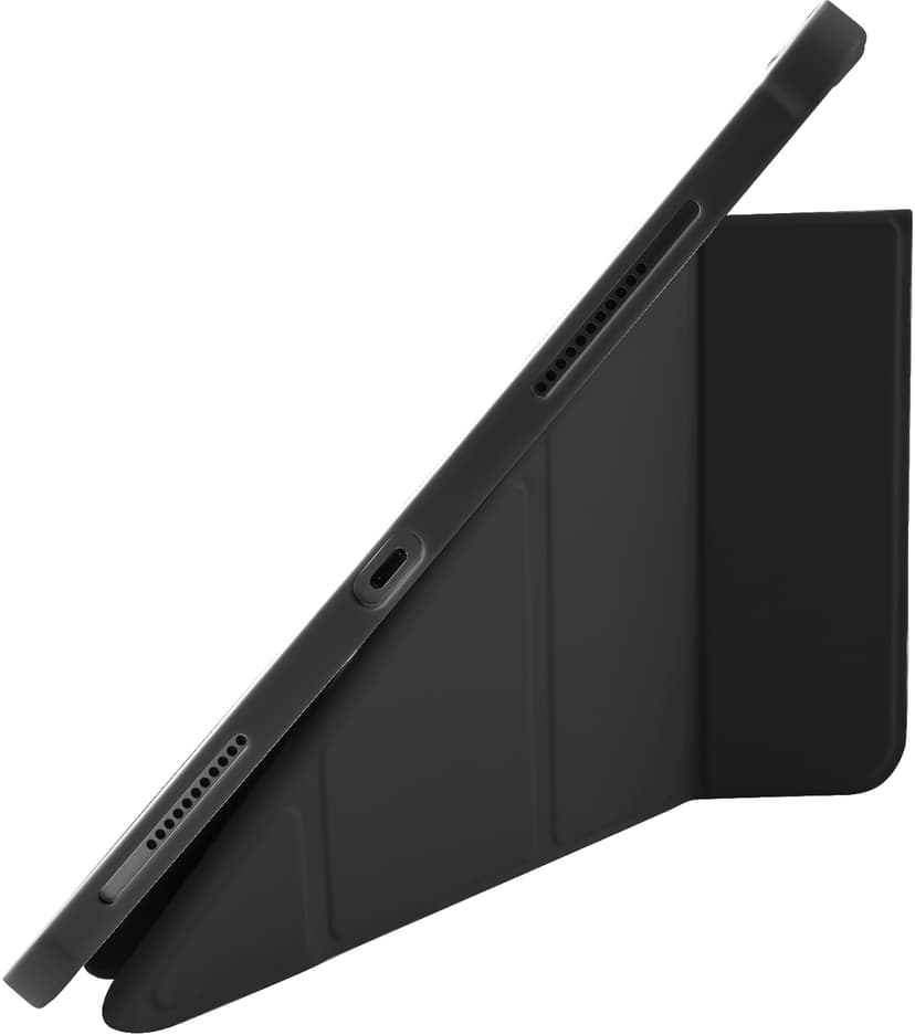 Pomologic Origami Case iPad Air 13" (M2), iPad Air 13" (M3), iPad Air 13" (M4) Gjennomsiktig, Sort