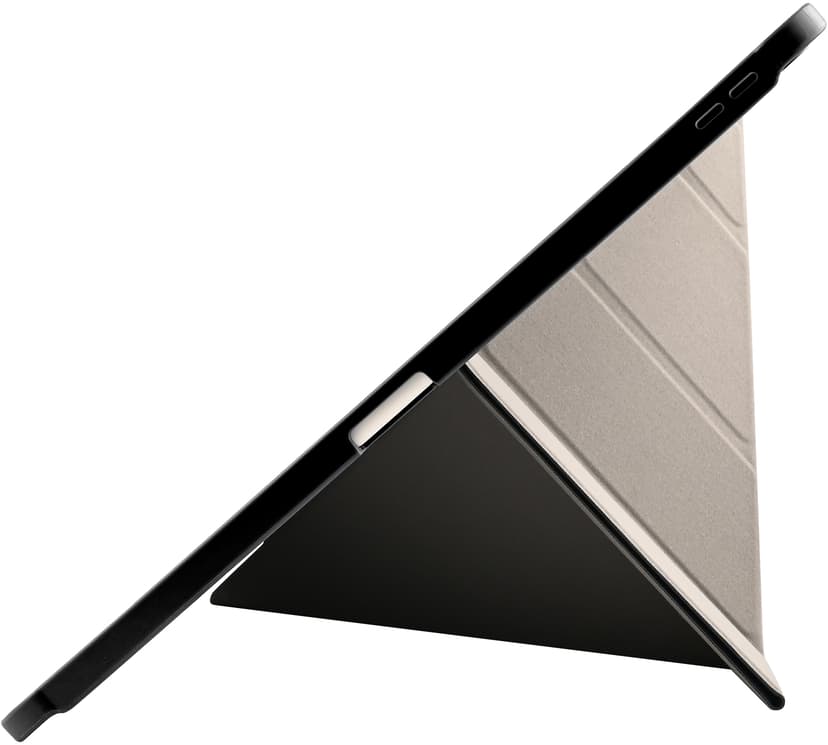 Pomologic Origami Case iPad Pro 13" (M4), iPad Pro 13" (M5) Gjennomsiktig, Sort