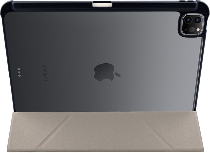 Pomologic Origami Case iPad Pro 13" (M4), iPad Pro 13" (M5) Läpinäkyvä, Musta