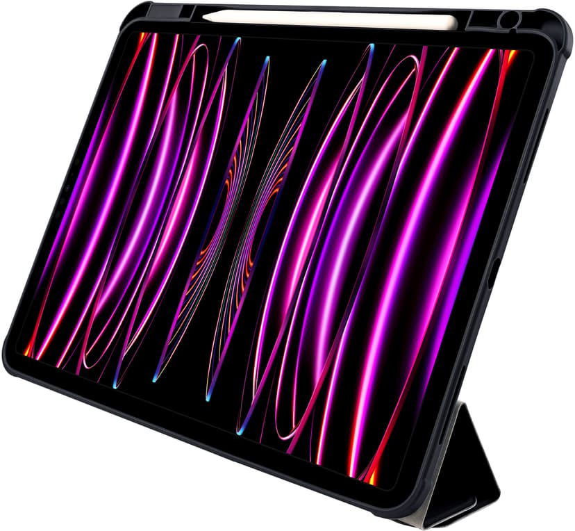 Pomologic Origami Case iPad Pro 13" (M4), iPad Pro 13" (M5) Läpinäkyvä, Musta