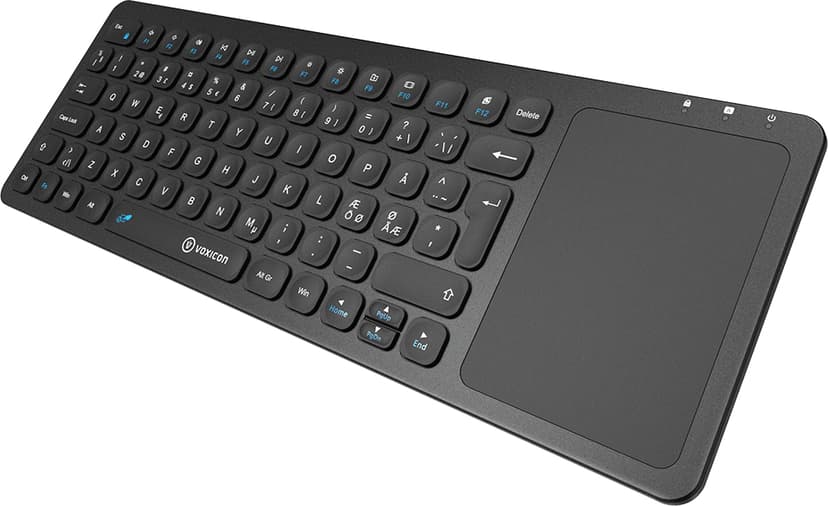 Voxicon Näppäimistö Slim-Compact 255WL +Touch Langaton Pohjoismainen