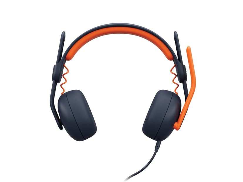Logitech Zone Learn On Ear Stereo USB-C Blauw, Oranje