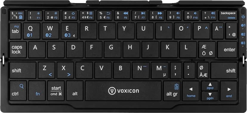 Voxicon Bt Mini 199B For Tablet Metal Trådløs Nordisk Nordisk Sølv, Sort
