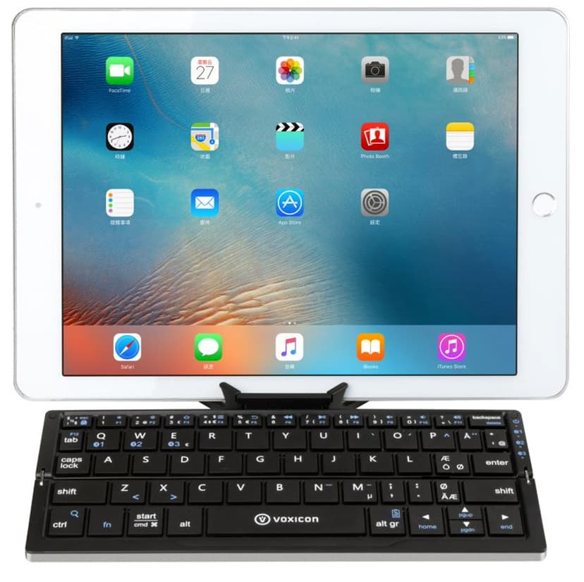 Voxicon Bt Mini 199B For Tablet Metal Trådløs Nordisk Saks Nordisk Sølv, Svart