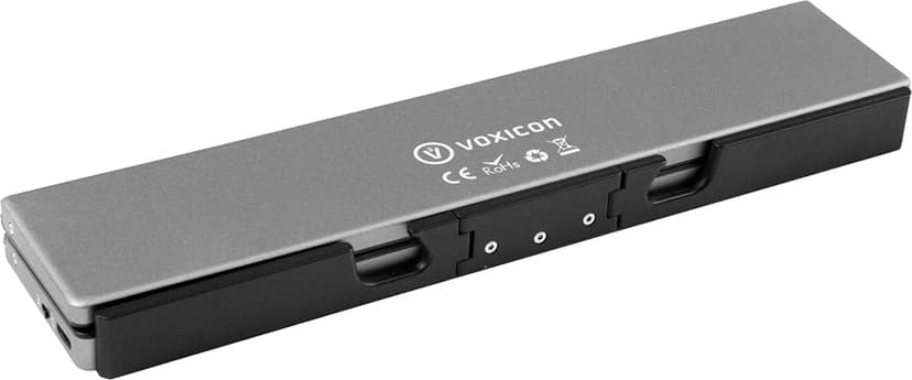Voxicon Bt Mini 199B For Tablet Metal Trådløs Nordisk Nordisk Sølv, Sort