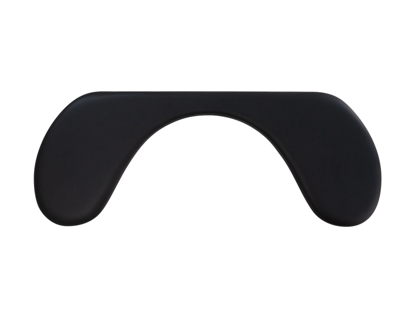 Mousetrapper Armrest Symmetric håndledsstøtte Imiteret læder Sort