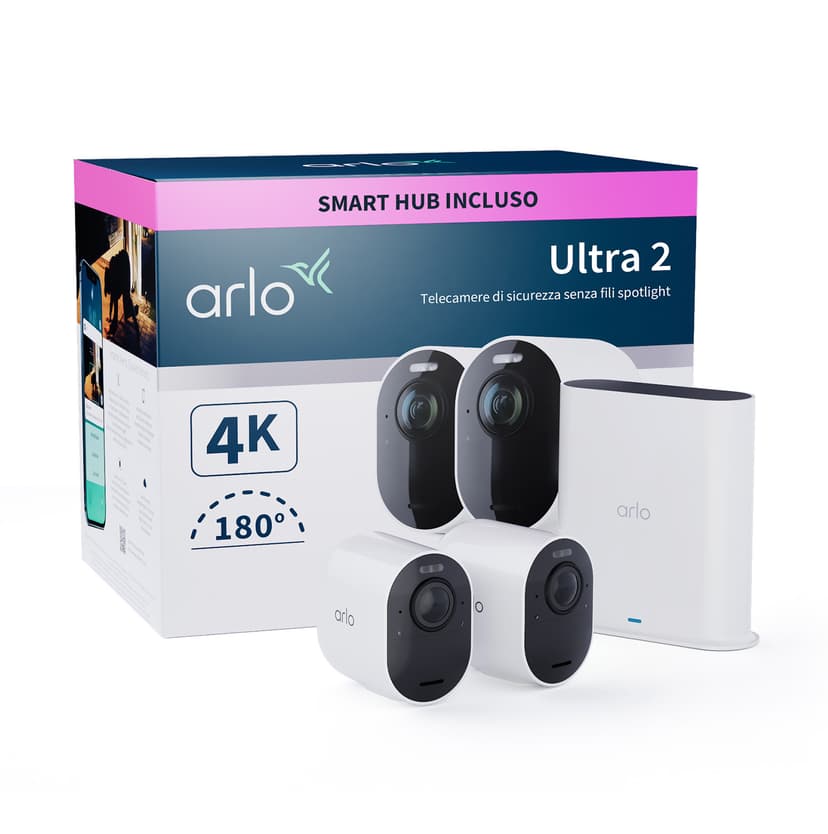 Arlo Ultra 2 trådløst overvågningskamera (2-pak)