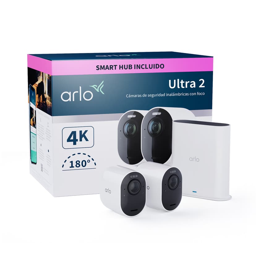 Arlo Ultra 2 trådløst overvågningskamera (2-pak)