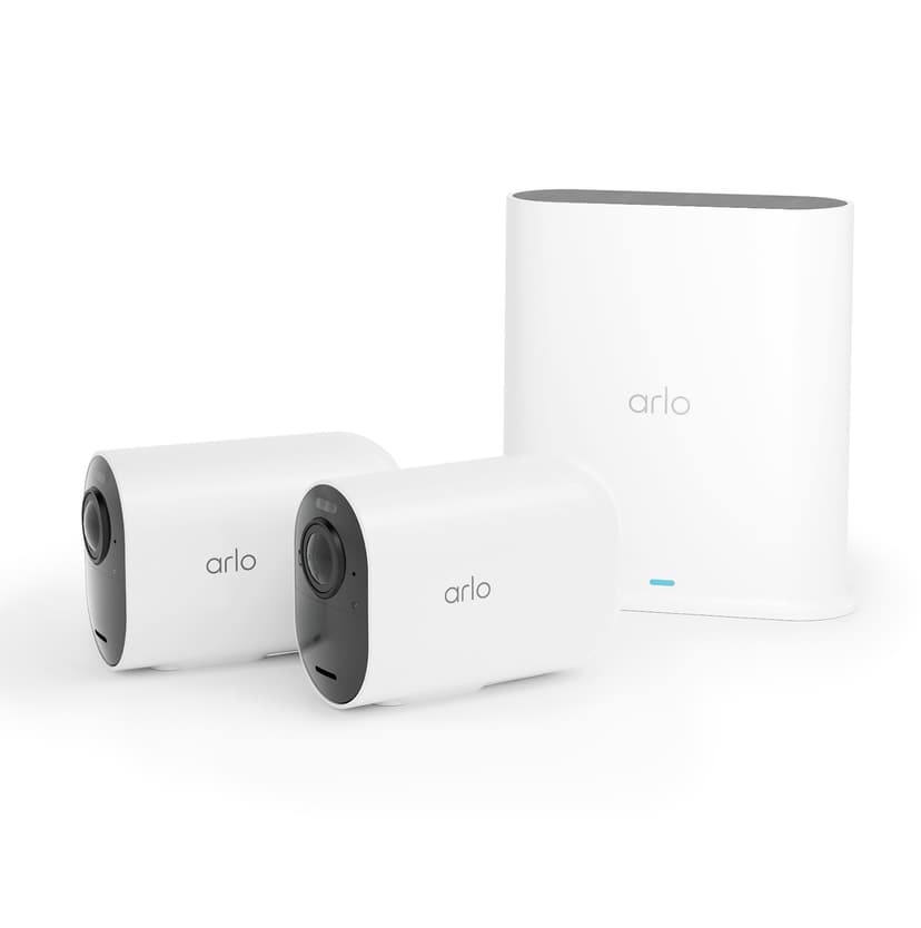 Arlo Ultra 2 XL For Business, trådlös övervakningskamera 2-pack, Vit