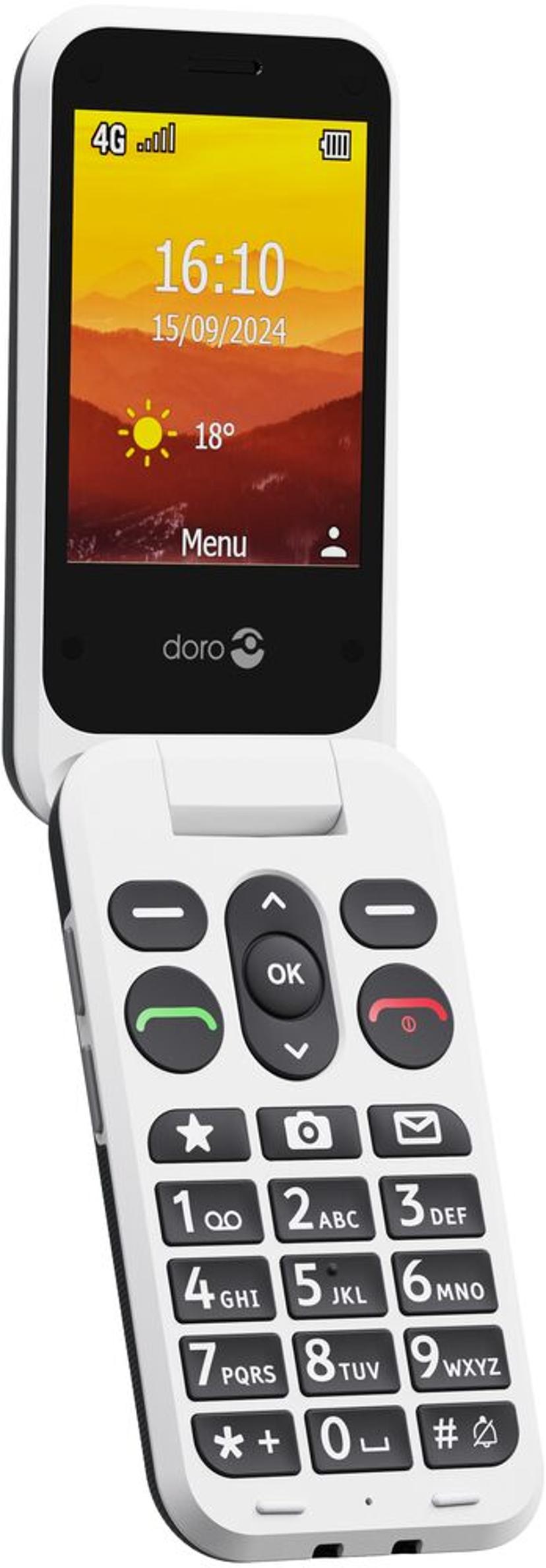 Doro Leva L31 Hvid, Sort