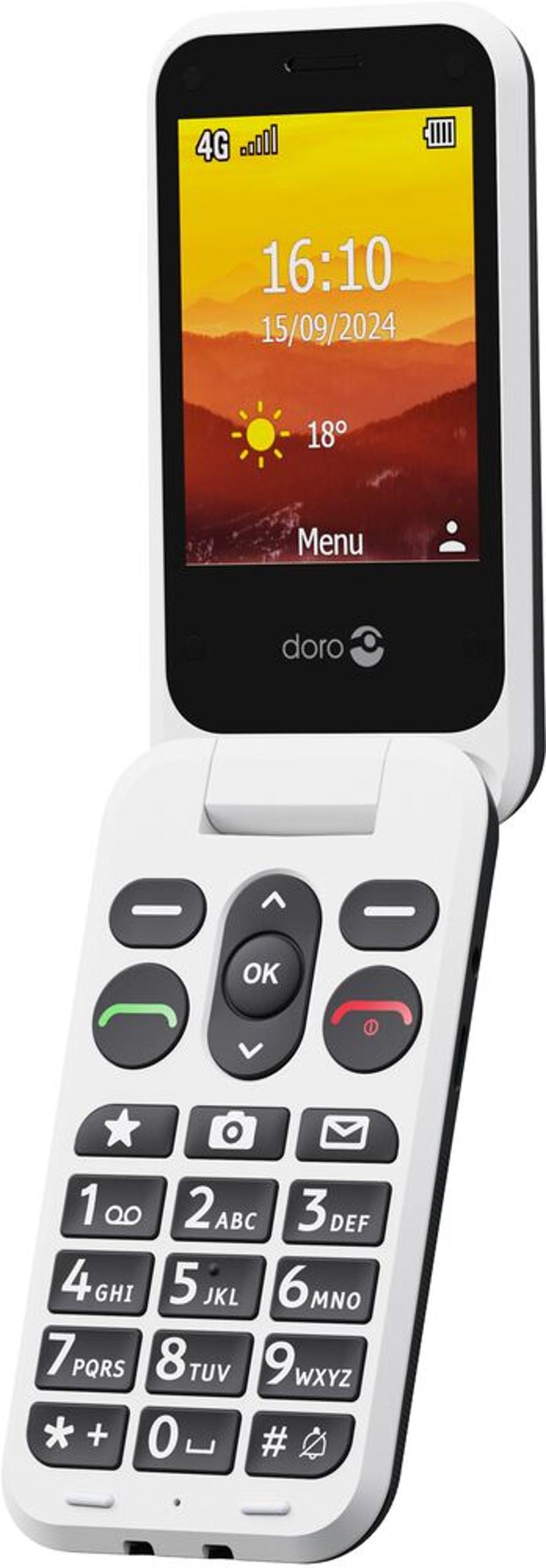 Doro Leva L31 Hvid, Sort
