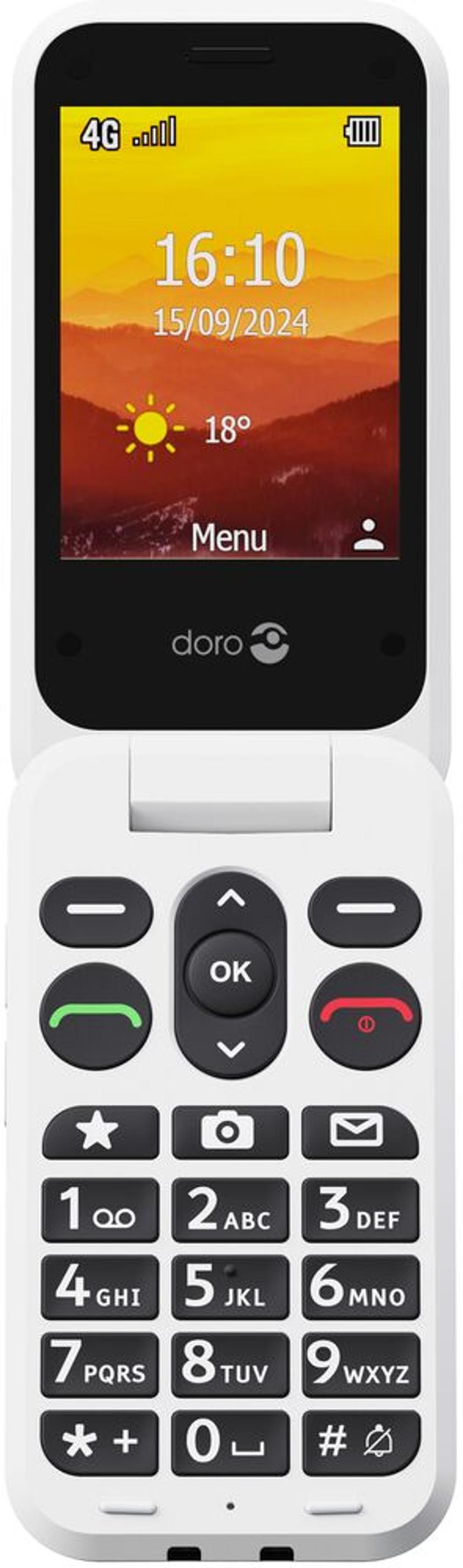Doro Leva L31 grafit, Vit