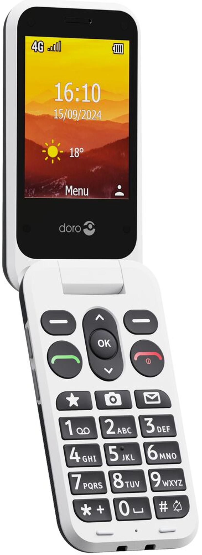 Doro Leva L21 Sort, Hvit