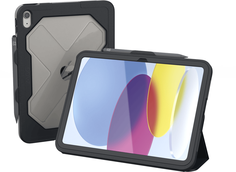 Zagg Rugged Messenger iPad 10th gen, iPad 11th gen Svart