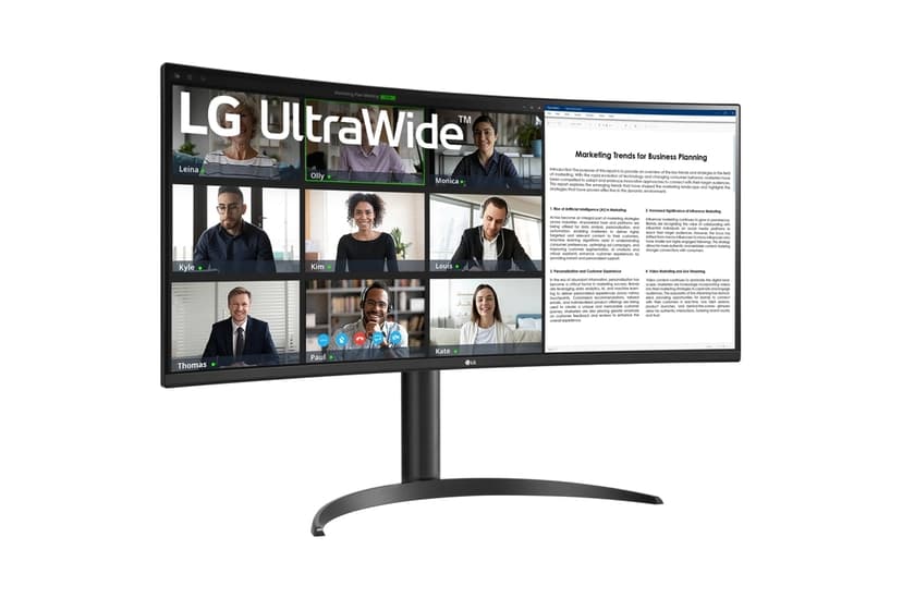 LG 34WR55QK-B computer monitor 86,4 cm (34") 3440 x 1440 Pixels Wide Quad HD Zwart 34" 3440 × 1440pixels VA 21:9 100Hz