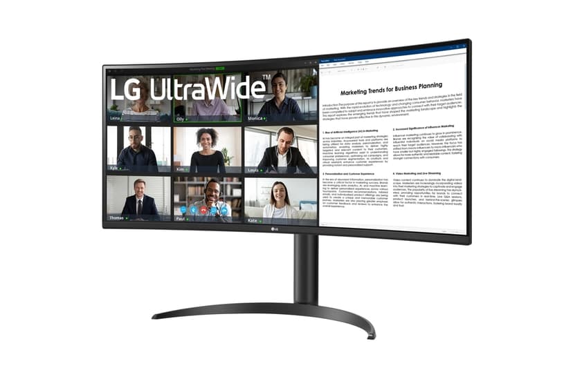 LG 34WR55QK-B 34" WQHD VA 21:9 CURVED #NL 34" 3440 x 1440pixels VA 21:9 100Hz