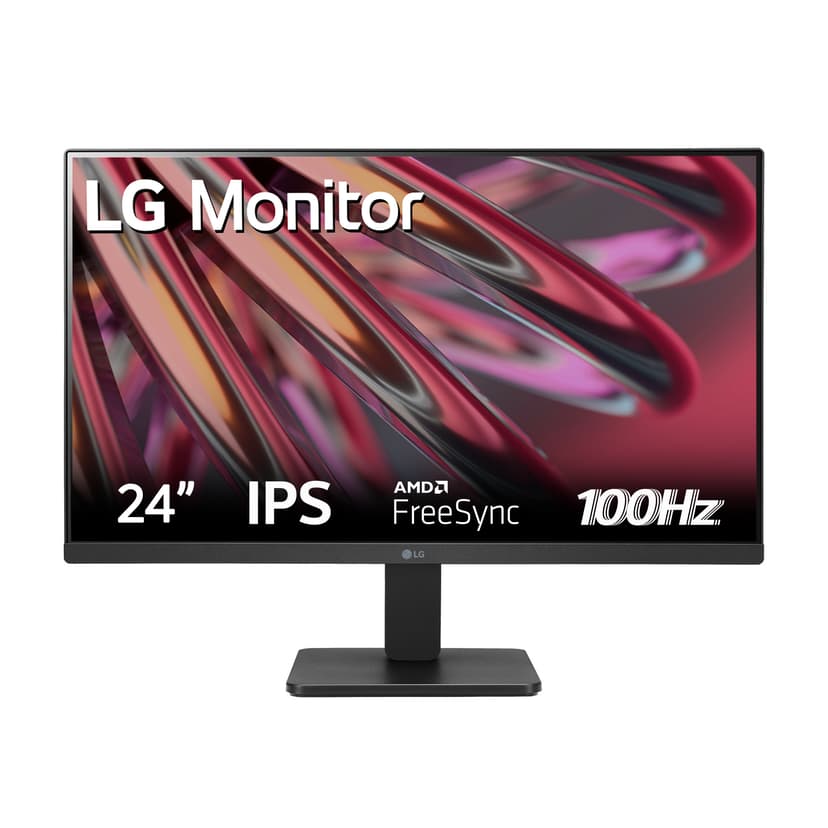 LG 24MR400-B.AEUQ computer monitor 60,5 cm (23.8") 1920 x 1080 Pixels Full HD LED Zwart 23.8" 1920 × 1080pixels IPS 16:9 100Hz
