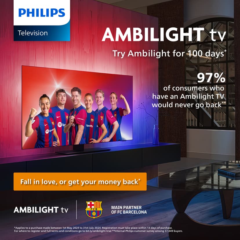 Philips 65PUS8309 65" 4K LED Ambilight Smart TV