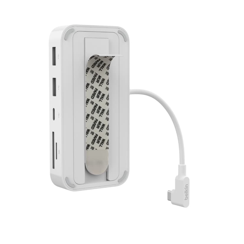 Belkin USB-C 6-in-1-moniporttikeskitin, jossa on kiinnike USB-C 3.2 Gen 1 (3.1 Gen 1)