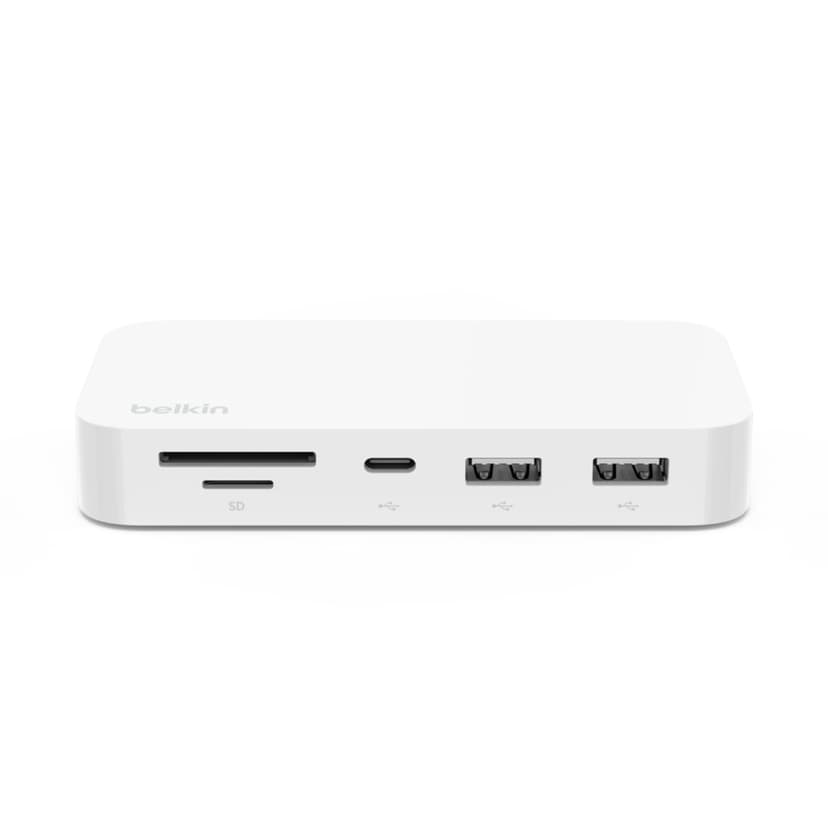 Belkin USB-C 6-in-1 multipoort hub met houder USB 3.2 Gen 1 (3.1 Gen 1) Type-C