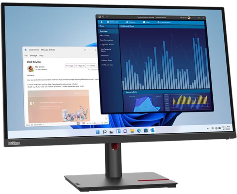 Lenovo ThinkVision T27p-30 27" 3840 x 2160pixels IPS 16:9 60Hz