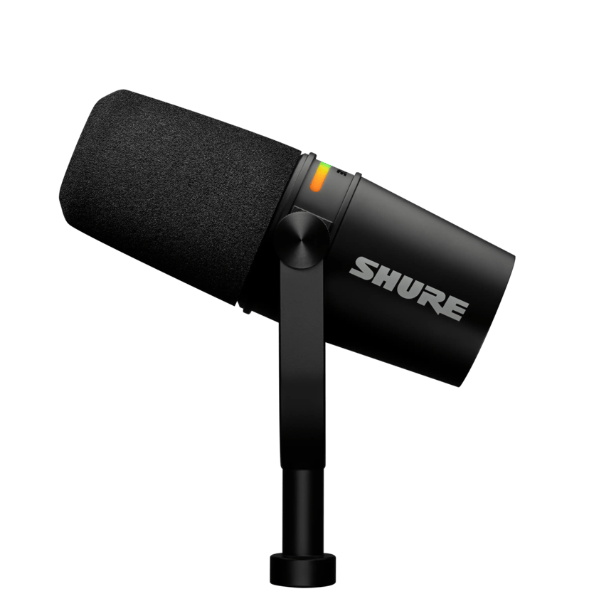 Shure MV7+ - XLR/USB-mikrofon for podkasting, strømming og musikkproduksjon
