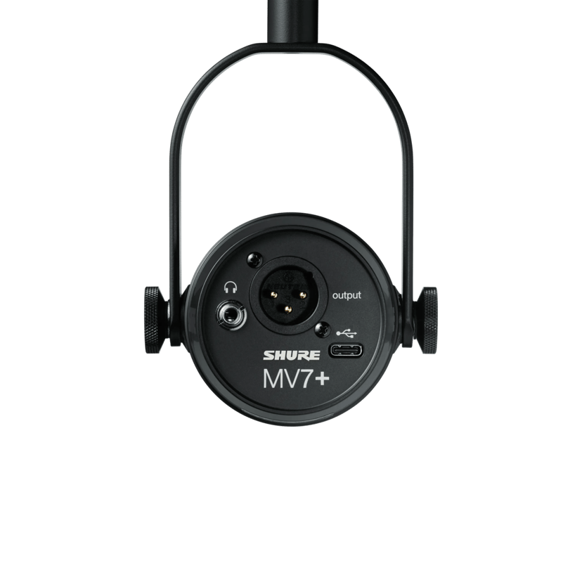 Shure MV7+ - XLR/USB-mikrofoni podcastingiin, suoratoistoon ja musiikin luomiseen