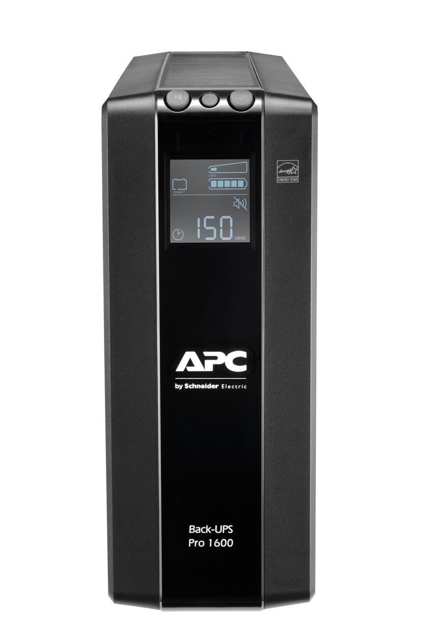 APC Back-UPS PRO BR1600MI - Noodstroomvoeding, 8x C13 uitgang, USB, 1600VA