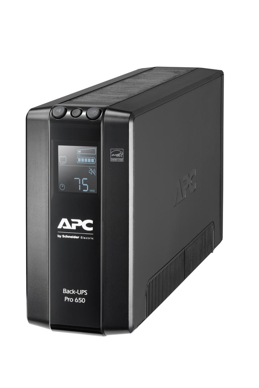 APC BR650MI strömskydd (UPS) Linjeinteraktiv 0,65 kVA 390 W 6 AC-utgångar