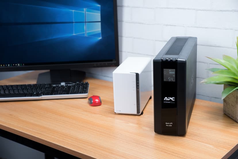 APC BR650MI strömskydd (UPS) Linjeinteraktiv 0,65 kVA 390 W 6 AC-utgångar