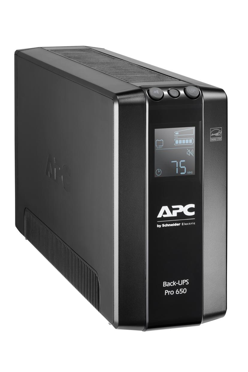 APC BR650MI strömskydd (UPS) Linjeinteraktiv 0,65 kVA 390 W 6 AC-utgångar