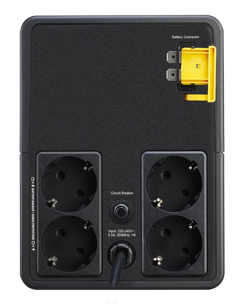 APC Easy UPS strömskydd (UPS) Linjeinteraktiv 1,2 kVA 650 W 4 AC-utgångar