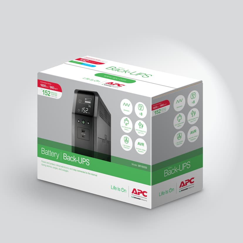 APC Back Ups Pro Br 960w 1600va Sinewave