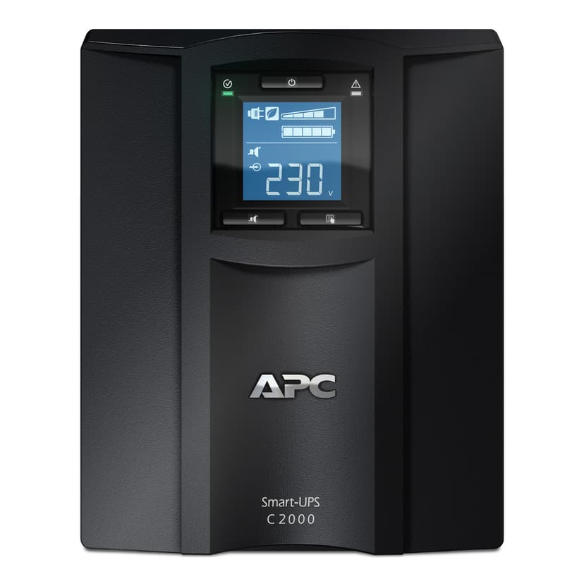 APC Smart-UPS SMC2000I Noodstroomvoeding - 6x C13, 1x C19, USB, 2000VA