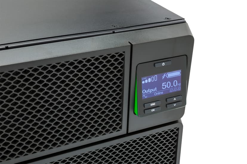 APC Smart-UPS On-Line UPS-virtalähde Taajuuden kaksoismuunnos (verkossa) 6 kVA 6000 W 10 AC-pistorasia(a)