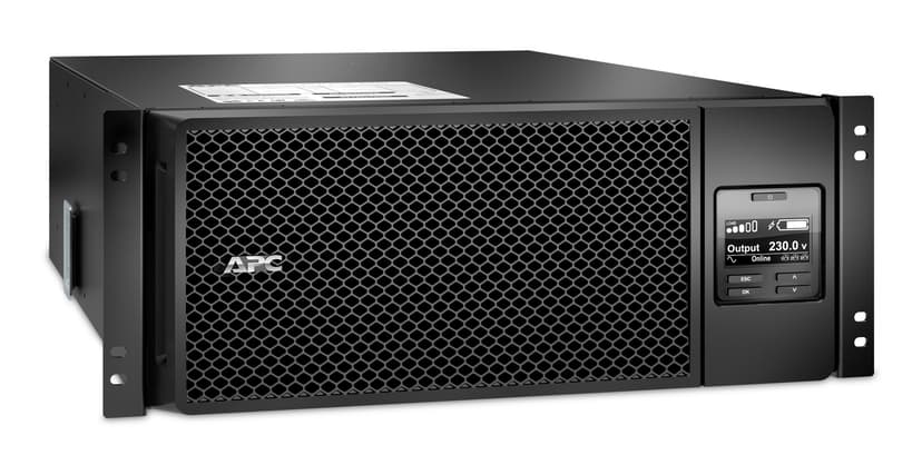 APC Smart-UPS On-Line strömskydd (UPS) Dubbelkonvertering (Online) 6 kVA 6000 W 10 AC-utgångar