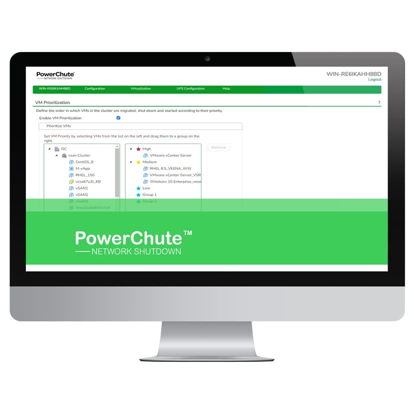 APC Smart-UPS On-Line strömskydd (UPS) Dubbelkonvertering (Online) 6 kVA 6000 W 10 AC-utgångar