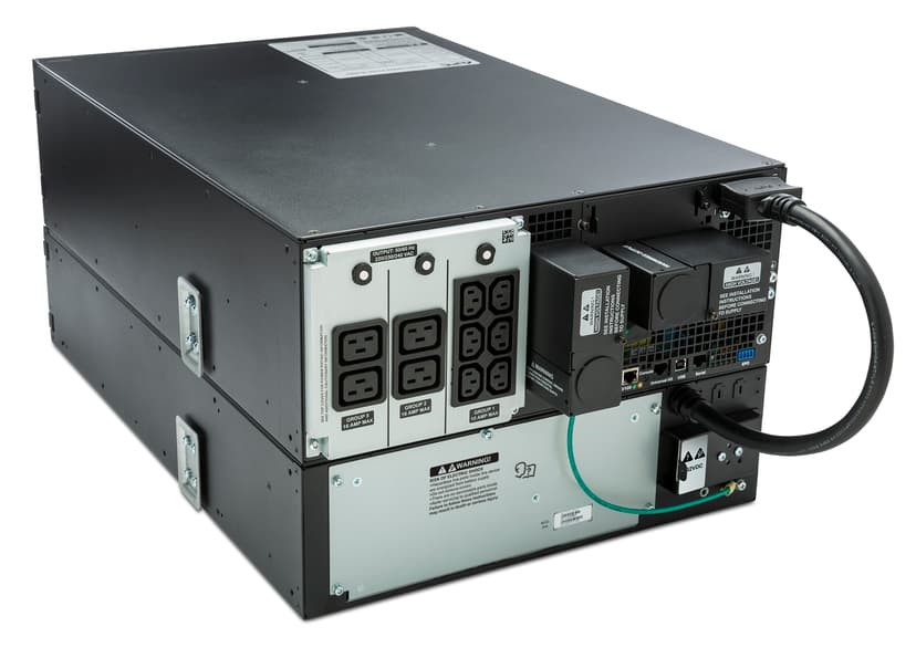 APC Smart-UPS On-Line uforstyrrbar strømforsyning (UPS) Dobbeltkonvertering (Online) 6 kVA 6000 W 10 AC-utganger
