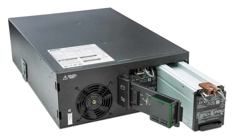 APC Smart-UPS On-Line UPS-virtalähde Taajuuden kaksoismuunnos (verkossa) 6 kVA 6000 W 10 AC-pistorasia(a)