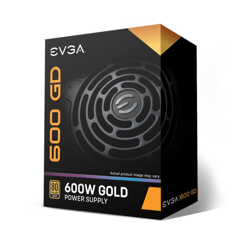 EVGA 600 GD power supply unit 600 W 24-pin ATX ATX Zwart 600W ATX 80 PLUS Gold Voeding